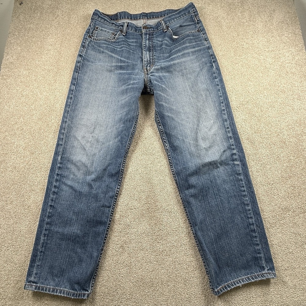 Levi's Men's 550 Relaxed Fit Jeans 34x30 (tag 36x31) Medium‎ Wash Denim